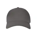 Econscious Twill 5-Panel Unstructured Hat ec7087 Charcoal Front