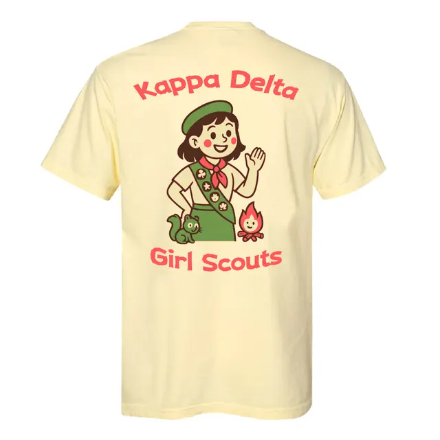 Kappa Delta Cartoon Scout Character PR Shirt 2