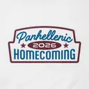 National Panhellenic Conference Arched Text Homecoming Shirt