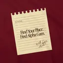 Alpha Gamma Delta Note Paper Design Rush Shirt