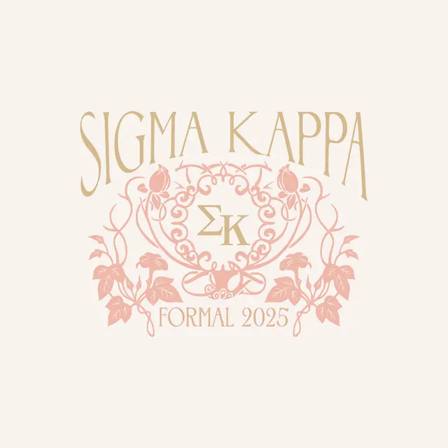 Sigma Kappa Ornate Floral Formal Shirt