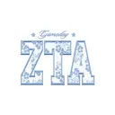 Zeta Tau Alpha Floral Pattern Game Day Crewneck