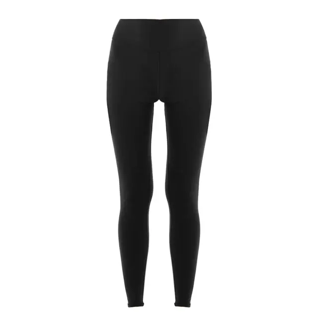 Bella + Canvas Women's High Waist Fitness Leggings 0813 Black Back