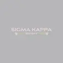 Sigma Kappa Pink Rose Text Bid Day Tank