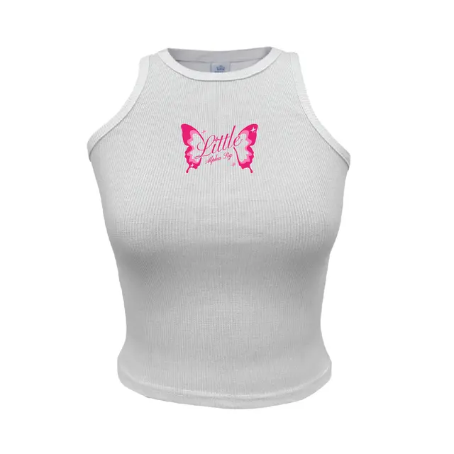 Alpha Sigma Alpha Butterfly Big Little Reveal Tank 2