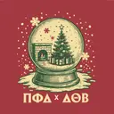Delta Theta Beta Snow Globe Holiday Sweater