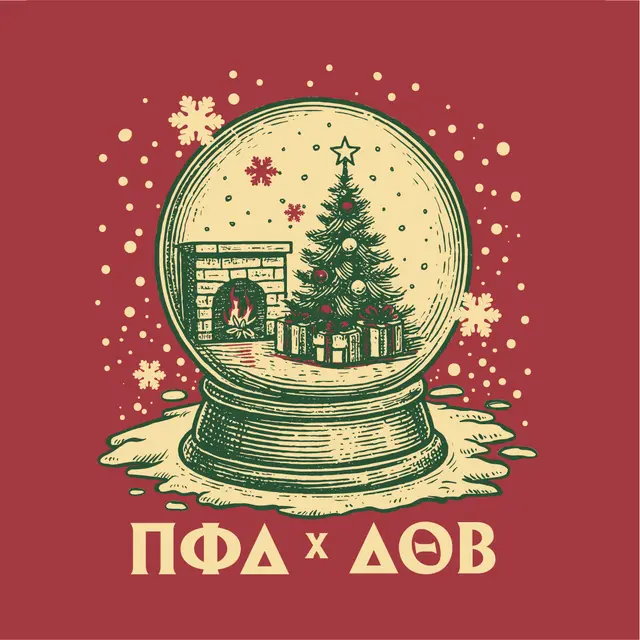 Delta Theta Beta Snow Globe Holiday Sweater