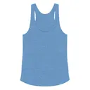 Los Angeles Apparel Tri Blend Racerback Tank 3.7oz tr3008 Athletic Blue Front
