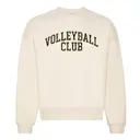 Volleyball Club Leopard Print Arch Text PR Crewneck 2