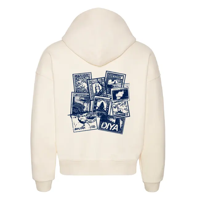 Diya Vintage Stamp Collection PR Hoodie 2