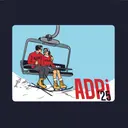 Alpha Delta Pi Ski Lift Scene Date Party Shirt