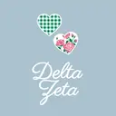 Delta Zeta Gingham and Floral Hearts PR Sweatpants