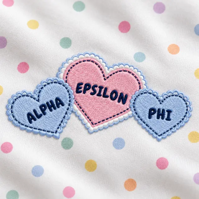 Alpha Epsilon Phi Heart Illustration PR Tank