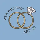 Zeta Tau Alpha Interlocking Rings and Diamond Rush Tank