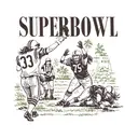 Super Bowl Football Graphic Game Day Shirt