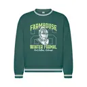 FarmHouse Knight Helmet Block Lettering Winter Formal Crewneck 2