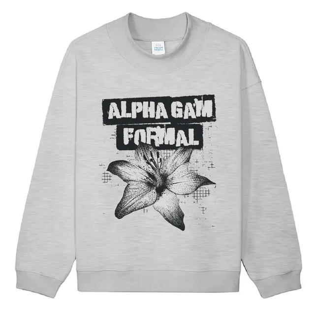 Alpha Gamma Delta Lily Graphic Formal Sweater 2