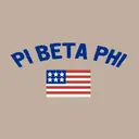 Pi Beta Phi Arched Text and Flag PR Hat