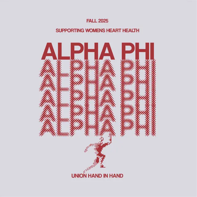 Alpha Phi Dot Pattern Philanthropy Shirt
