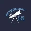 Astronomy Club Telescope Graphic PR Crewneck