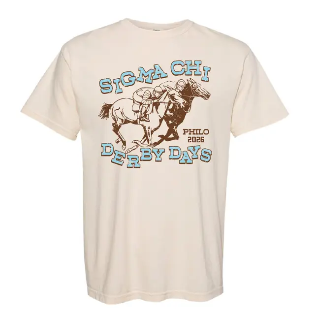 Sigma Chi Derby Days Horse Racing Philanthropy Shirt 2