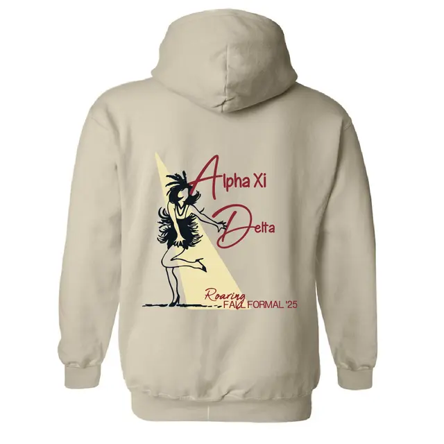Alpha Xi Delta Roaring Flapper Fall Formal Hoodie 2