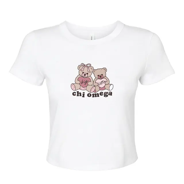 Chi Omega Cute Teddy Bears Big Little Reveal Shirt 2
