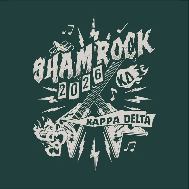Kappa Delta Electric Shamrock Shirt