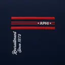 Alpha Phi Striped Text Rush Tank