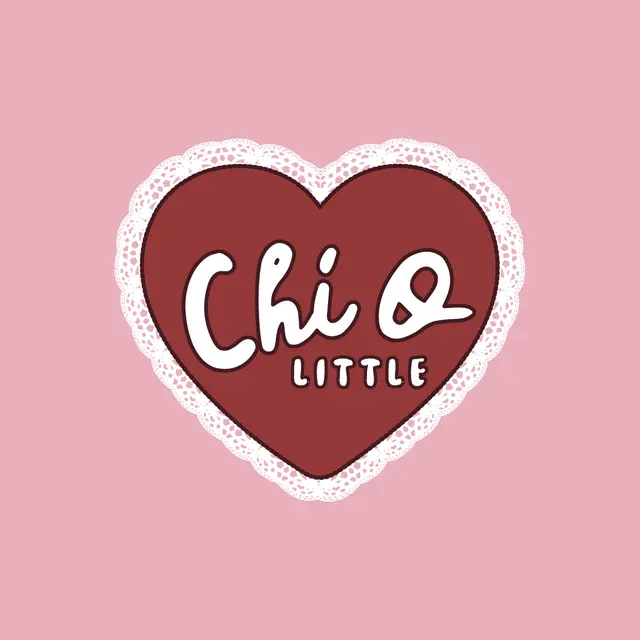 Chi Omega Heart Design Big Little Reveal Tank