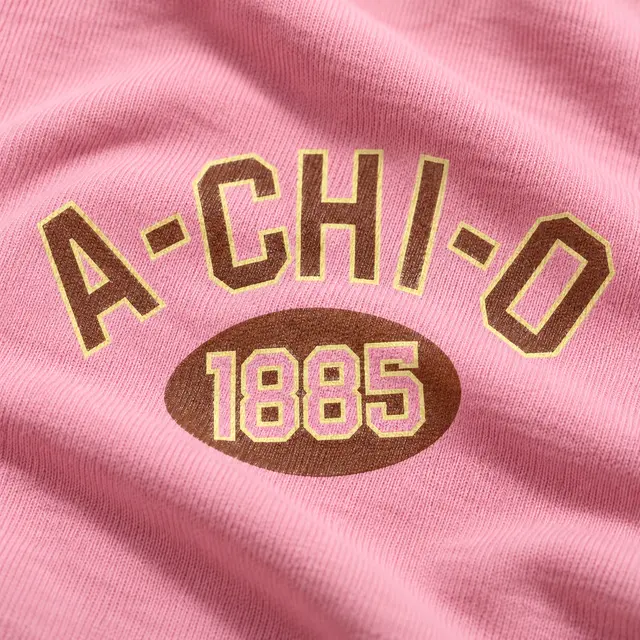 Alpha Chi Omega Block Lettering Established Date Hoodie