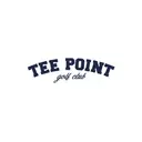 Golf Club Tee Point Bold Arch Text PR Crewneck