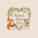 Animal Allies Club Floral Heart PR Crewneck