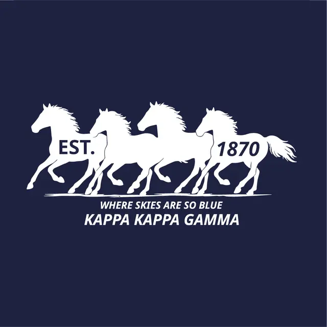 Kappa Kappa Gamma Horse Silhouette PR Shirt