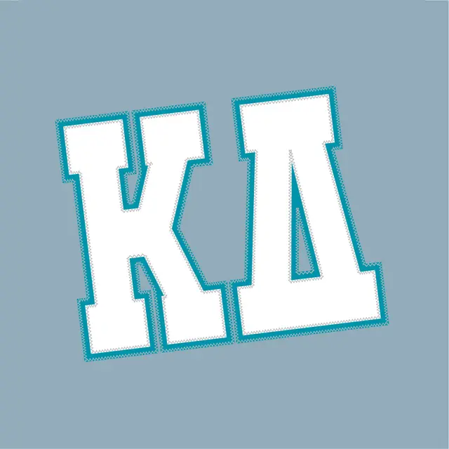 Kappa Delta Bold Block Lettering PR Shorts