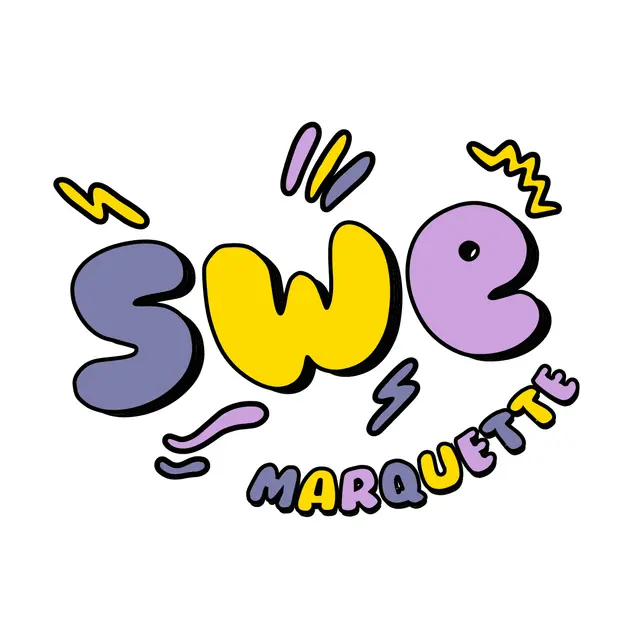 Society of Women Engineers Bold Bubble Text PR Crewneck