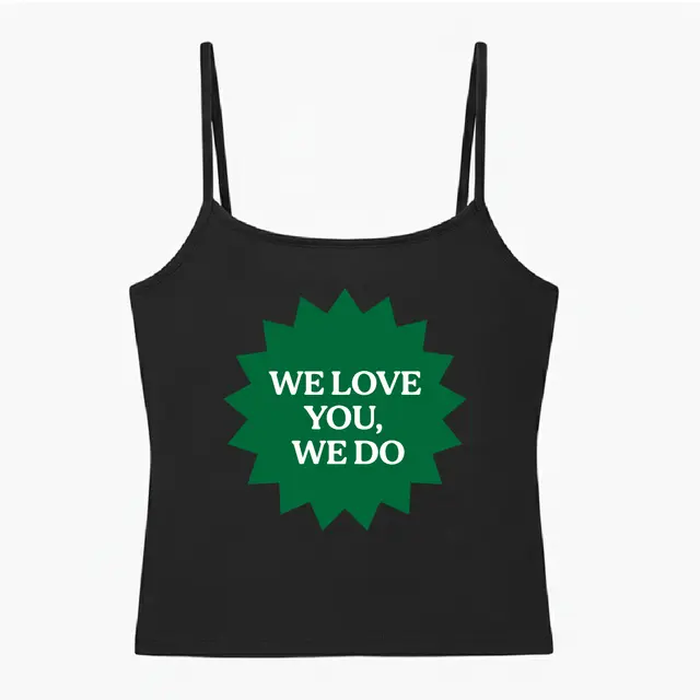 Green Starburst Text PR Tank 2