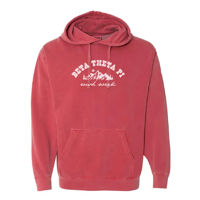Beta Theta Pi Mountain Graphic Rush Hoodie 2