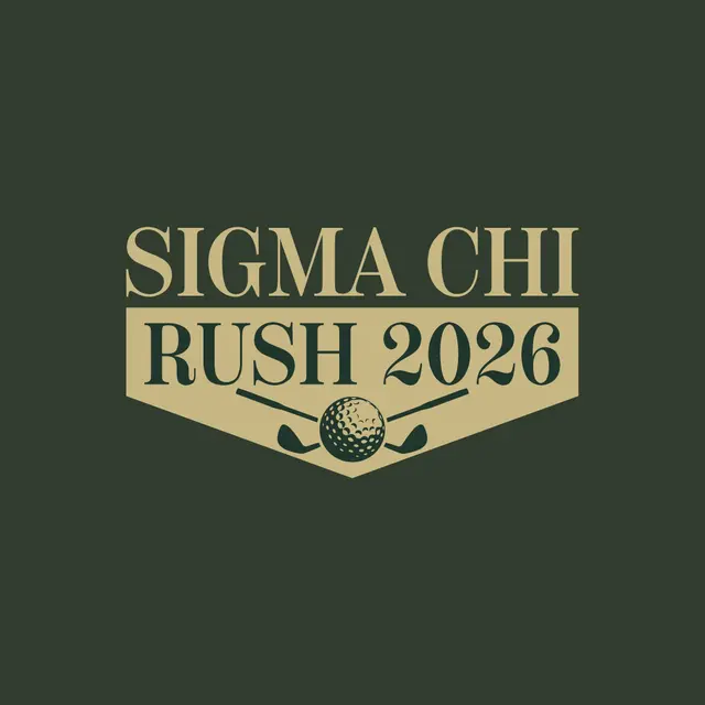 Sigma Chi Golf and Text Rush Hoodie