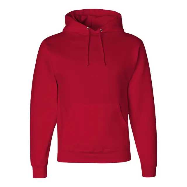 Jerzees Super Sweats® NuBlend® - Pullover Hooded Sweatshirt True Red Front