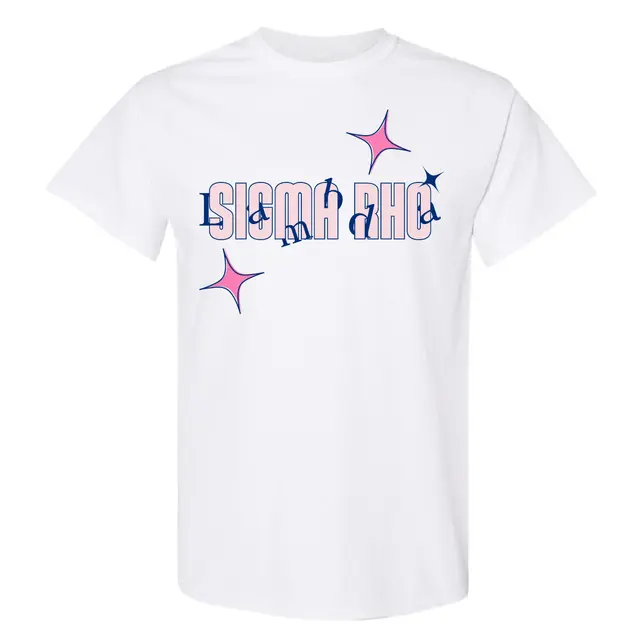 Sigma Rho Lambda Pink Star Burst PR Shirt 2