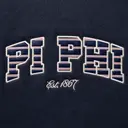 Pi Beta Phi Striped Block Lettering PR Hoodie
