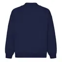 Customizeable Fresh Prints Denver Mock Neck Heavyweight Sweatshirt FP94USS Navy Back