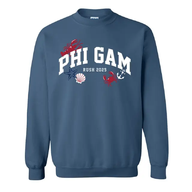 Phi Gamma Delta Nautical Rush Crewneck-2