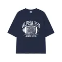 Alpha Phi Vintage Football Graphic PR Shirt 2