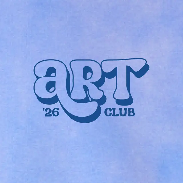 Art Club Bold Bubble Letter PR Sweater