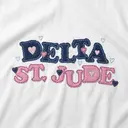 Delta Delta Delta Colorful Heart Stitching Philanthropy Shirt