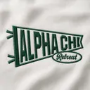 Alpha Chi Omega Pennant Style Retreat Shirt