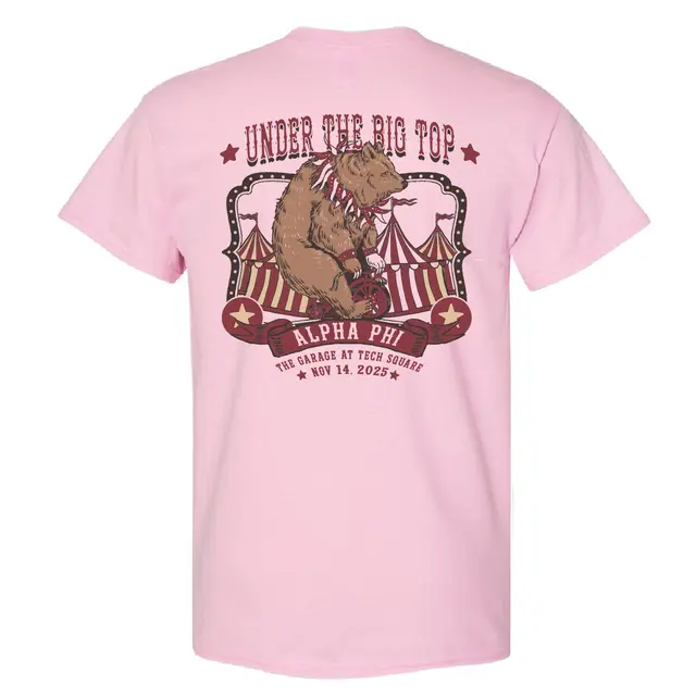 Under the Big Top Bear Illustration PR Shirt 2