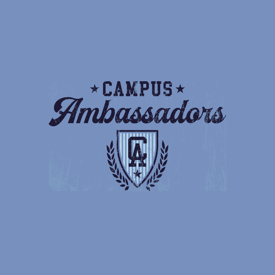 Campus Ambassadors Crest Shield PR Shirt | Fresh Prints